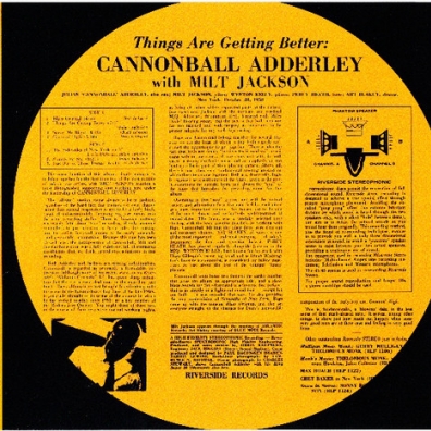 Cannonball Adderley (Кэннонболл Эддерли): Things Are Getting Better