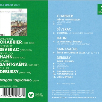 Madga Tagliaferro (Магда Тальяферро): Le Piano Francais De Chabrier A Debussy