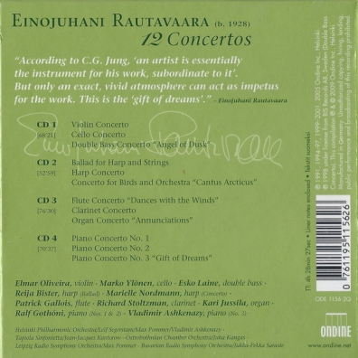 Einojuhani Rautavaara (Эйноюхани Раутаваара): Rautavaara: 12 Concertos