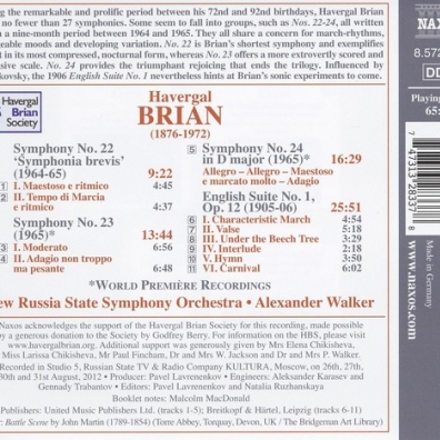 Symphonies 22-24 Государственный симфонический оркестр «Новая Россия»: Symphonies 22-24