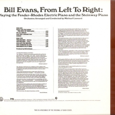 Bill Evans (Билл Эванс): From Left To Right