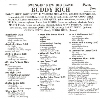 Buddy Rich (Бадди Рич): Swingin` Big Band
