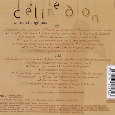 Celine Dion (Селин Дион): On Ne Change Pas