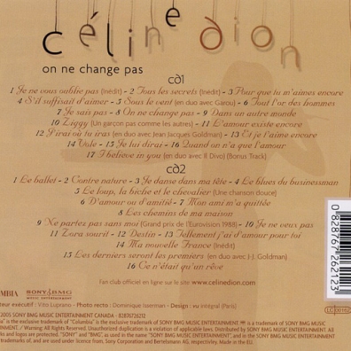 On Ne Change Pas Celine Dion (Селин Дион): On Ne Change Pas
