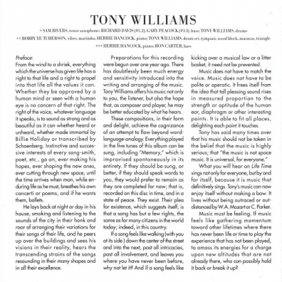 Tony Williams (Тони Уильямс): Life Time