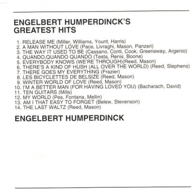 Engelbert Humperdinck (Энгельберт Хампердинк): Greatest Hits