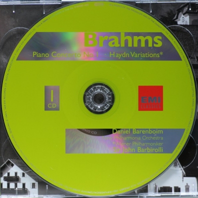 Piano Concertos Nos 1 & 2/Academic Festival & Tragic Overtures/Variations On A Theme Of Haydn Daniel Barenboim (Даниэль Баренбойм): Piano Concertos Nos 1 & 2/Academic Festival & Tragic Overtures/Variations On A Theme Of Haydn