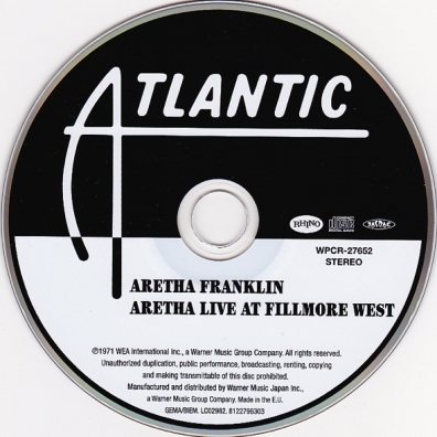Aretha Franklin (Арета Франклин): Aretha Live At Fillmore West