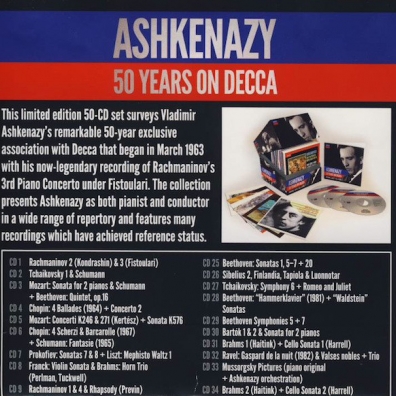 50 Years On Decca 1963-2013 Владимир Ашкенази: 50 Years On Decca 1963-2013