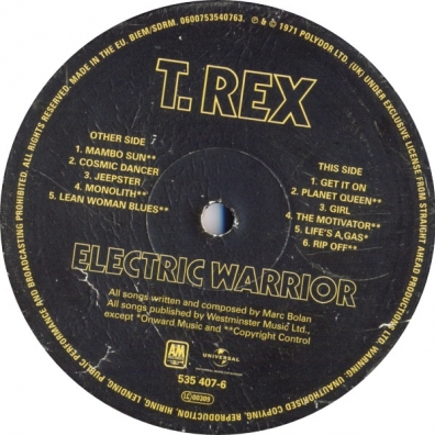 Electric Warrior T. Rex: Electric Warrior