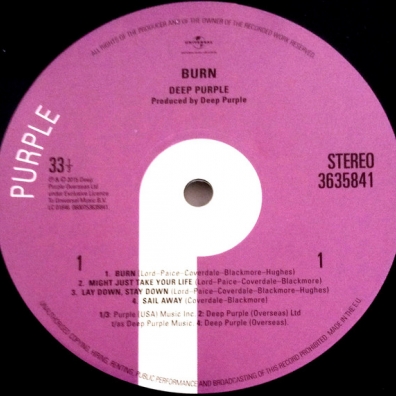 Burn Deep Purple (Дип Перпл): Burn