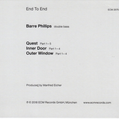 Barre Phillips (Барр Филлипс): End To End