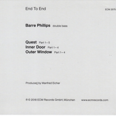 End To End Barre Phillips (Барр Филлипс): End To End