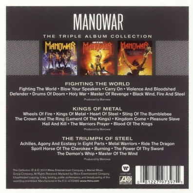 Manowar (Мановар): The Triple Album Collection: Fighting The World / Kings Of Metal / The Triumph Of Steel
