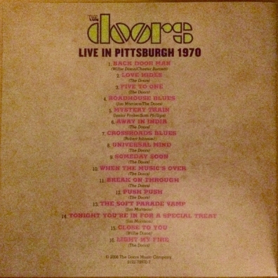 The Doors (Зе Дорс): Live In Pittsburgh 1970