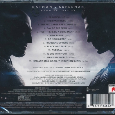 Hans Zimmer (Ханс Циммер): Batman V Superman: Dawn Of Justice