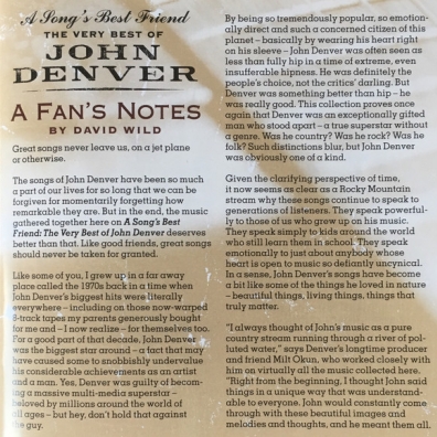 John Denver (Джон Денвер): A Song's Best Friend - The Very Best Of