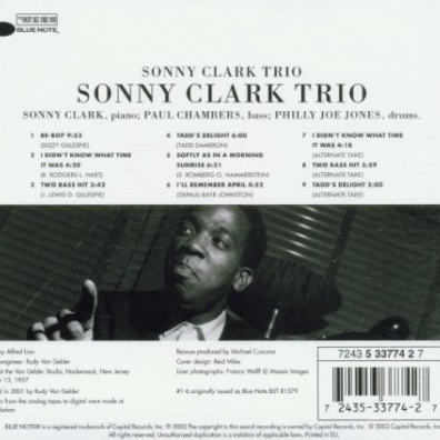 Sonny Clark (Сони Кларк): Sonny Clark Trio