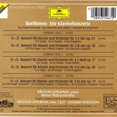 Krystian Zimerman (Кристиан Цимерман): Beethoven: Piano Concertos