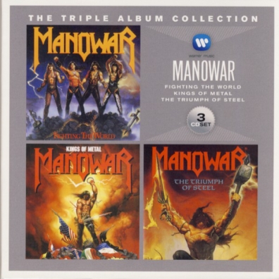 Manowar (Мановар): The Triple Album Collection: Fighting The World / Kings Of Metal / The Triumph Of Steel