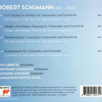 Sol Gabetta - Schumann Robert Schumann: Sol Gabetta - Schumann