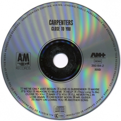 The Carpenters: Close To You