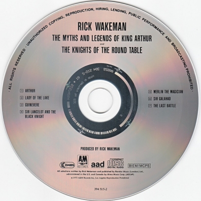Rick Wakeman (Рик Уэйкман): The Myths And Legends Of King Arthur