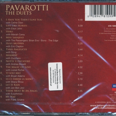 The Duets Luciano Pavarotti (Лучано Паваротти): The Duets