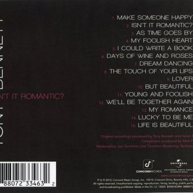 Isn't It Romantic? Tony Bennett (Тони Беннетт): Isn't It Romantic?