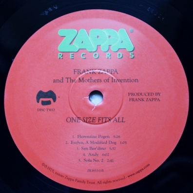 One Size Fits All Frank Zappa (Фрэнк Заппа): One Size Fits All