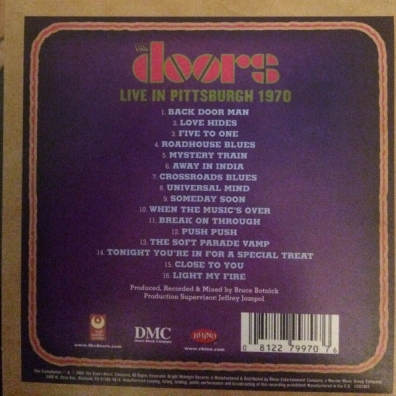 The Doors (Зе Дорс): Live In Pittsburgh 1970