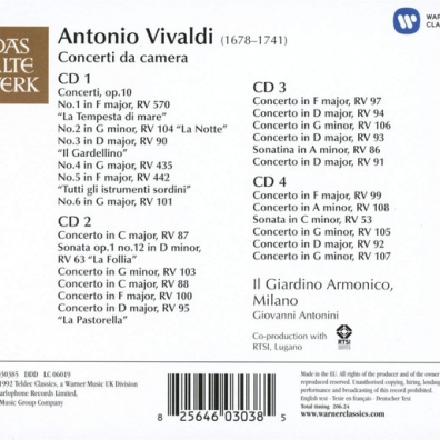 Concerti Da Camera Vol.1-4
