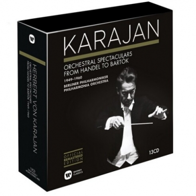 Herbert von Karajan (Герберт фон Караян): Orchestral Spectaculars From Handel To Bartok 1949-1960