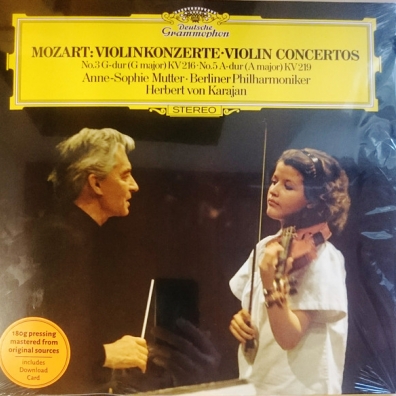 Anne-Sophie Mutter (Анне-Софи Муттер): Mozart: Violin Concertos 3 & 5