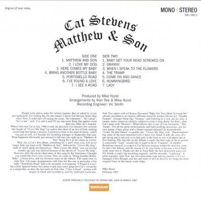 Cat Stevens (Кэт Стивенс): Matthew & Son
