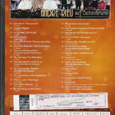 At Schonbrunn, Vienna Andre Rieu ( Андре Рьё): At Schonbrunn, Vienna