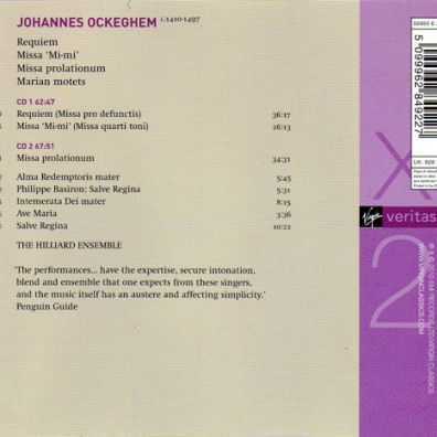 Requiem, Missa "Mi-Mi", Missa Prolation The Hilliard Ensemble (Зе Хиллиард-Ансамбль): Requiem, Missa "Mi-Mi", Missa Prolation