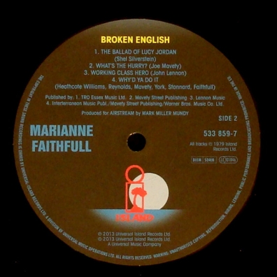 Broken English Marianne Faithfull (Марианна Фейтфулл): Broken English