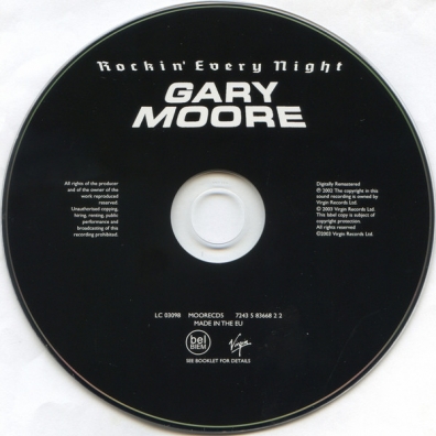 Gary Moore (Гэри Мур): Rockin' Every Night