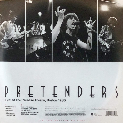 The Pretenders (Зе Претендерс): Live! At The Paradise, Boston, 1980. (RSD2020)