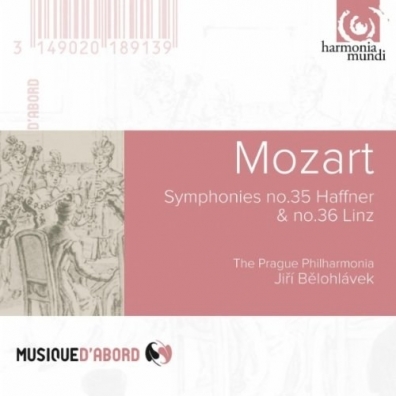 Prague Philharmonia (Прага Филармония): Mozart W.A./Symphonies No 35 "Haffner" & 36/The Prague Philharmonia/Dir. J. Belohlavek