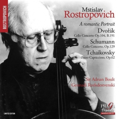 Mstislav Rostropovich (Мстислав Ростропович): M. Rostropovitch / Short Portrait: Dvorak : Concerto. Schumann : Concerto. Tchaikovski : Pezzo Capriccioso