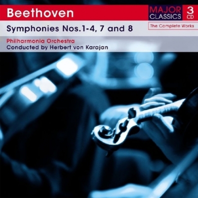 Beethoven. Symphonies No. 1-4, 7 And 8 (Philarmonia Orchestra. Conducted By Herbert Von Karajan)